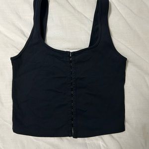 Cropped corset top from Abercrombie, wore twice